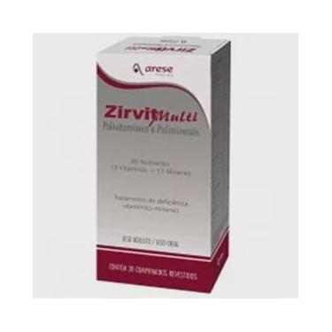 Imagem de Suplemento Vitamínico e Mineral Zirvit Multi 30 comprimidos
