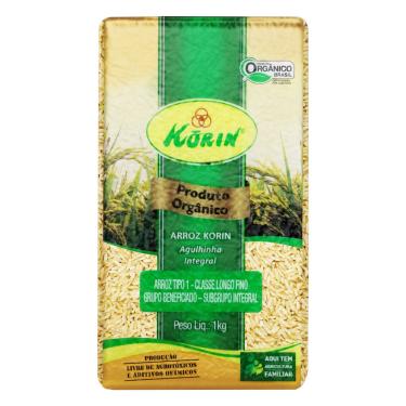 Imagem de Arroz Orgânico Agulhinha Integral korin 1kg