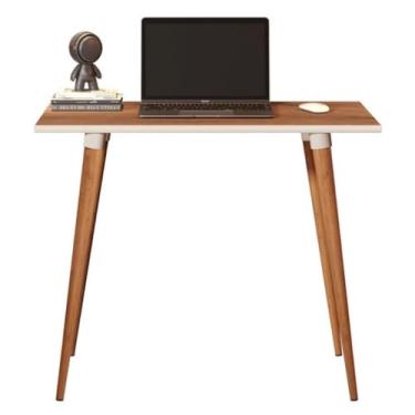 Imagem de Mesa Mesinha Escrivaninha Notebook Computador Estudo Retrô(Freijó)