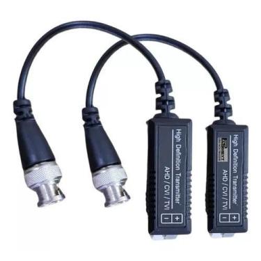 Imagem de Par Conector Video Balun Engate Rápido Camera Ahd Cvi Tvi Hd - Pasmeyt