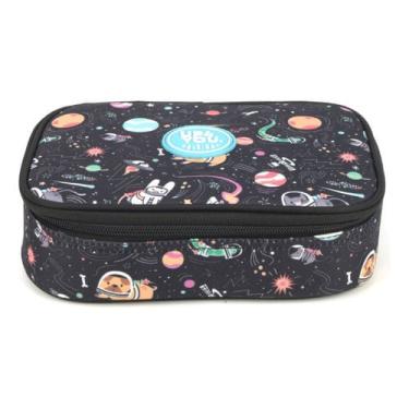 Imagem de Estojo Escolar Box 100 Pens Gatinho Unicórnio