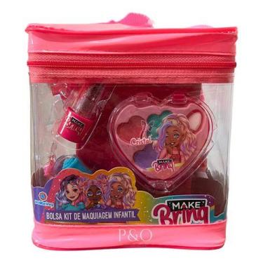 Imagem de Bolsa kit de maquiagem infantil menina criança brinquedo - P&O