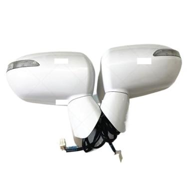 Imagem de 2PCS Conjunto de espelho retrovisor externo para porta de carro compatível com HONDA FIT JAZZ GD 2005~2008 para CITY 2007 2008 5PINS com luz LED