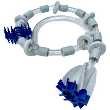 Imagem de SWASHER - Sem spray - Mangueira de varredura com escova de cauda e esfregão rotativo para limpador de piscina Polaris/Pentair