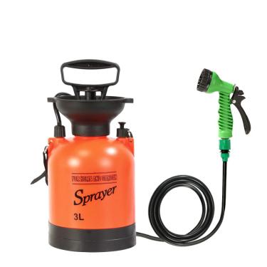 Imagem de Pulverizador de pressão CLICIC de 1,5 litros com 7 modos de pulverização, chuveiro de acampamento com mangueira removível e cabeça de chuveiro para acampamento, viagens ao ar livre, caminhadas e banho de animais de estimação