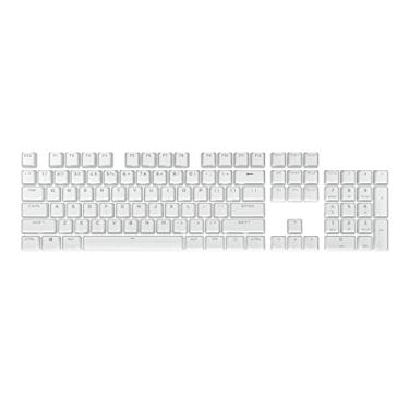 Imagem de CORSAIR PBT Double-Shot PRO Keycap Mod Kit – Teclas PBT Duráveis com Superfície Texturizada – Branco Ártico – Linha Inferior Padrão – Compatível com Teclados Mecânicos e Ópticos Corsair e Cherry MX