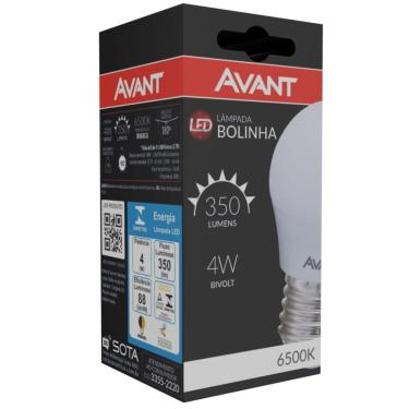 Imagem de Lâmpada Led Bolinha 4w 6500k Branco 6500k