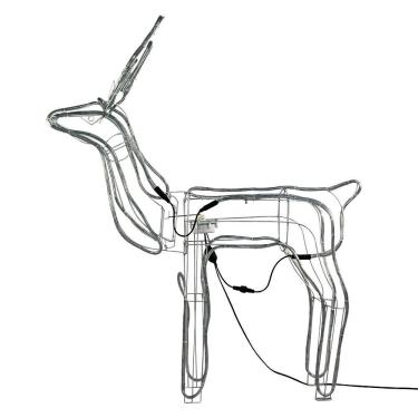 Imagem de Armação Rena Macho De Led Com Movimento Grande220v