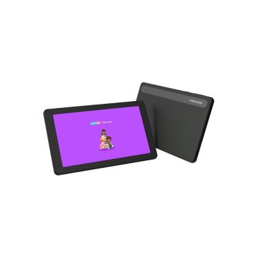 Imagem de Tablet Positivo Vision Tab 7 Mundo Bita + Capa e Bolsa - Octa-core 3GB RAM 64GB Android 14 Go Wi-Fi Tela 7” IPS – Preto
