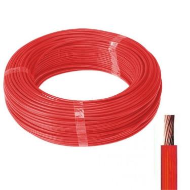Imagem de Fio Elétrico Cabo Flexível 1 Via 2,50mm Vermelho 50 Metros | Vermelho 1,50mm