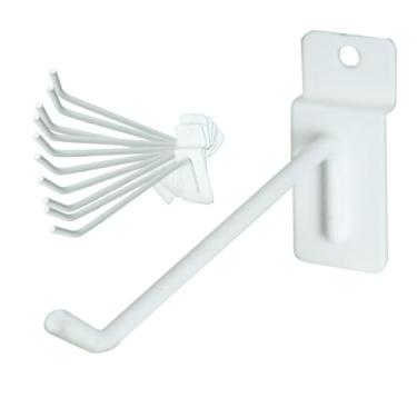 Imagem de Kit 10 Gancho Expositor Para Painel Canaletado 15cm