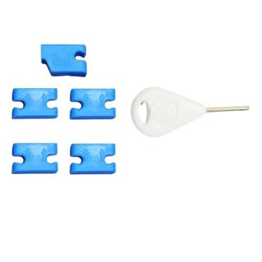 Imagem de Adaptador FCS 2 para Quilha Surf Fcs II Kit c/5 + Chavinha Plug Expans Kit com 5 Adaptador Fcs + Chave Para Todas as Pranchas