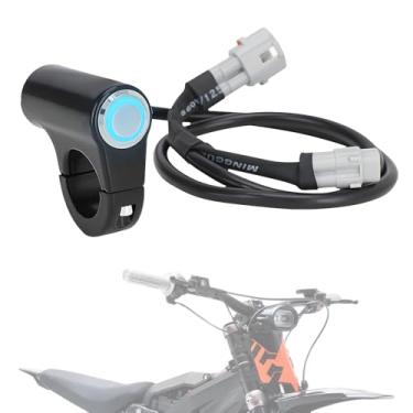 Imagem de IUVWISN Interruptor liga/desliga de farol de motocicleta para Surron Sur Ron Ultra Bee Light Bee X/S Talaria Sting MX3 Segway X260/X160 EBike elétrica Dirt Bike