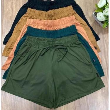 Imagem de Short feminino curto tecido suede moda blogueira - filo modas, Preto, 