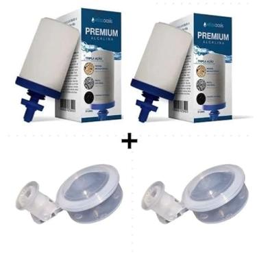 Imagem de Kit 2 Velas Tripla Ação + 2 Boias: Pureza Completa Para o seu Filtro de Barro