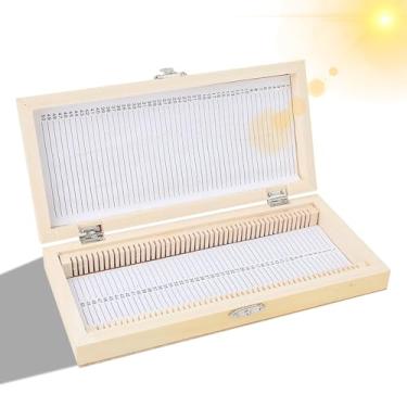 Imagem de Caixa deslizante para microscópio Biologia Preparada Slide Storage Set Biological Case for Education for Basic Science Instrumentação