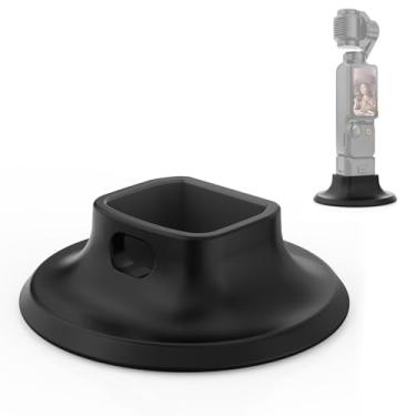 Imagem de SZZCNOX Base de suporte de câmera cardan para DJI OSMO Pocket 3, base de silicone antiderrapante, acessórios fixos para suporte de mesa para DJI OSMO Pocket3 estabilizador de doca de suporte de cardan