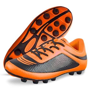 Imagem de Vizari Infinity FG Chuteira de futebol (bebê/criança pequena/criança grande), Laranja/preto, 13.5 Little Kid