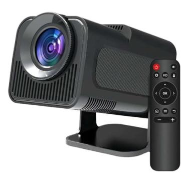 Imagem de Projetor Portátil HY320 Mini com Wi-Fi 6 e Controle Bluetooth 5.1 Android 13 Suporte 4K HD 160 ANSI Lumens Vida Útil de 30.000h Inclui Controle Remoto e Cabos