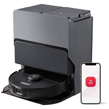 Imagem de Aspirador Robô e Esfregão Roborock S8 Max Ultra, Estação 3 em 1, Navegação LiDAR PreciSense, Detecção de Sujeira, Autolimpante, Sucção