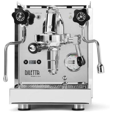 Imagem de Máquina de Café Expresso em Aço Inoxidável com Controle de Temperatura PID e Modo Ecológico de Baixo Consumo, 110V 1500W, Diletta Bello,