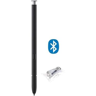 Imagem de F-TECH Caneta S22 Ultra S (comBluetooth) de substituição para Samsung Galaxy S22 Ultra 5G Todas as versões Touch Stylus Pen com 5 pontas/pontas (branca)