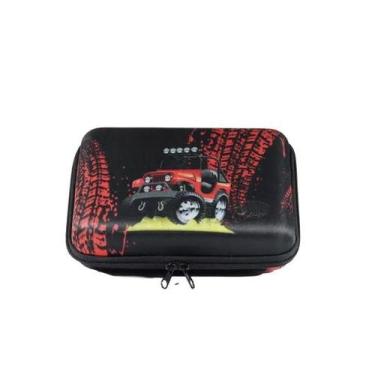 Imagem de Estojo baú e.v.a - Zum Estojos, Carro Vermelho