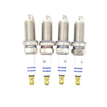 Imagem de 4/6PCS A004159450326 Vela de ignição de irídio, compatível com Mercedes-Benz Classe C CLK Classe E SLK SLR FR6MPP33 Velas de ignição de carro(6 Spark Plug)