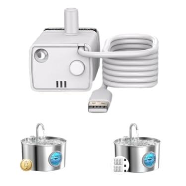 Imagem de GIOTOHUN Bomba Para Bebedouro De Gato: - Com Luz Adequada Aço Inoxidável S11 Ultra Silencioso Ipx8 À Prova D'Água Bom Serviço