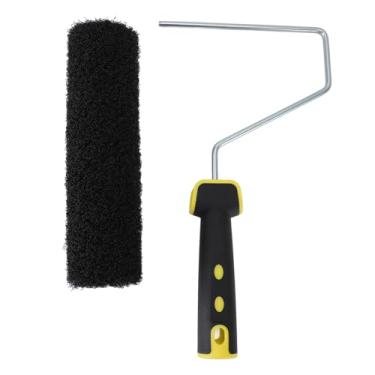 Imagem de Rolo de tinta evita a alça de deslizamento lavável pincel de pintura reutilizável para parede interior do piso