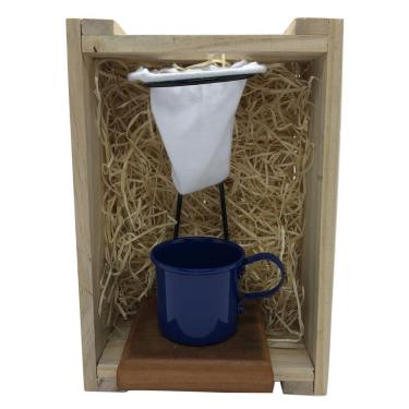 Imagem de Café Individual - Azul - Demolição Com Engradado