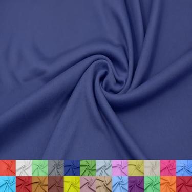 Imagem de Stylish FABRIC Forro interloque 100% poliéster de 152 cm de largura – tecido de malha leve elástico bidirecional, da The Yard para vestuário, maternidade, decorações de festa, cortinas, artesanato e