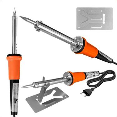 Imagem de Ferro De Soldagem 60w 220v Ponta Fina Lápis Com Suporte - Barcelona
