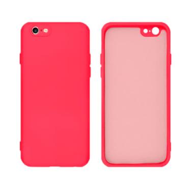 Imagem de Capinha Compativel com iPhone 6 / 6S Com Proteção de Câmera em Silicone com Interior Aveludado