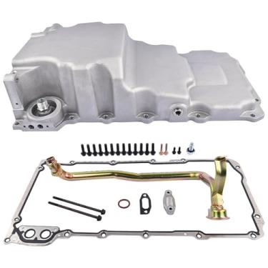 Imagem de Kit de cárter de óleo de alumínio LS 302-3 compatível com Camaro/Firebird, Apollo/Nova/Omega/Ventura, LSX LS1 LS2 LS3 Chevy A/G/F-Body # 81075 12669528 12625031# 413217A
