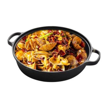 Imagem de Rrlihjgu Frigideira Antiaderente - Panela Antiaderente Com Tampo Para Indução - Frigideira Com Termoisolante Para Omelete Panqueca Bife Lanches