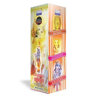 Imagem de Incenso Budha + Ganesha + Krishna Darshan Box 25 Caixas Com 8 Varetas