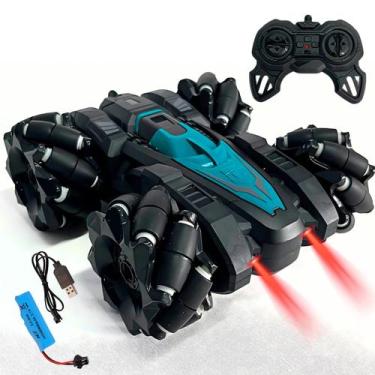 Imagem de Carrinho de Controle Remoto Recarregável Menino Gira 360 - Atacarejo K