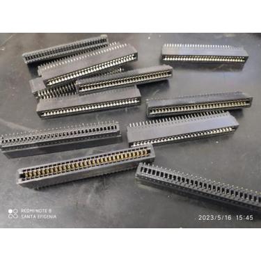 Imagem de 1x Conector Card Edge 2x30 Vias Pci 2,54mm