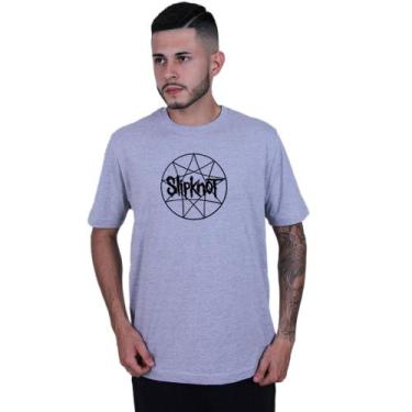 Imagem de Camiseta Unissex Slipknot World Rock Banda - Lafre, Cinza, P