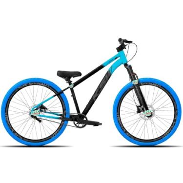 Imagem de Bicicleta KSW do Grau Kit 1x1 Freio Hidráulico Pneus Flame,AZUL DEGRADE PRETO 2