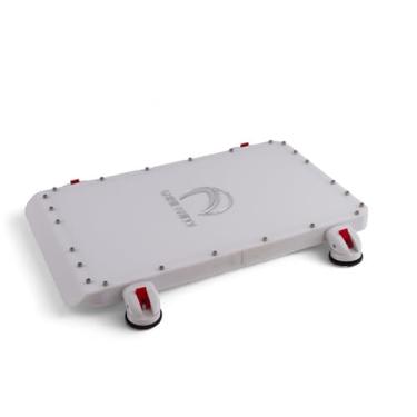 Imagem de Suporte Case Base Para Antena Starlink Mini 4 Geração Gen Veicular Fixação Por Ventosas Carro Caminhonete Caminhão MotorHome Trailer Barco Internet Satélite Externo Teto (Branca - Ventosa)