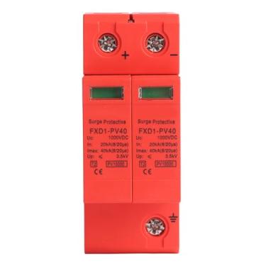 Imagem de Dispositivo de chave de tensão de tensão 2P Protetor de pura fotovoltaica DC DC1000V 40KA para equipamentos eletrônicos