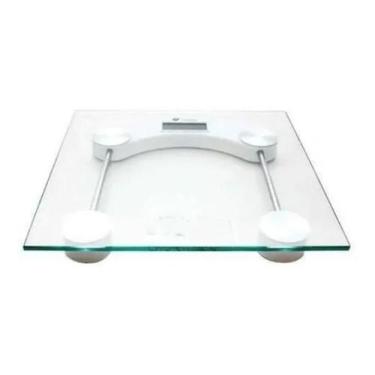 Imagem de Balança Digital Vidro Temperado 180 Kg Banheiro Quadrada - Shopbr