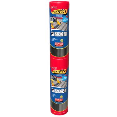 Imagem de Fita de Manta Asfáltica AutoAdesiva Aluminizada 90cm x 10 Metros Drykofita - FVD90 - DRYKO