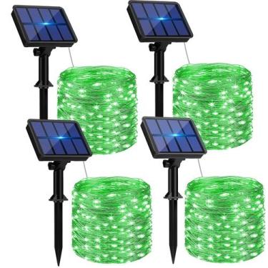 Imagem de Luzes solares de corda btfarm 320LED 132FT 8 modos de Halloween