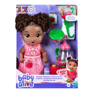 Imagem de Baby Alive Festinha do Chá Boneca Cabelo Preto 28cm - Hasbro