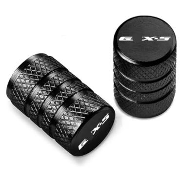 Imagem de Acessórios de tampas de haste de válvula de pneu de roda CNC compatíveis com S&uzuki GSX-S GSXS 125 150 750 1000/F/ABS GSX-S125 GSX-S750 GSX-S1000 (preto3)