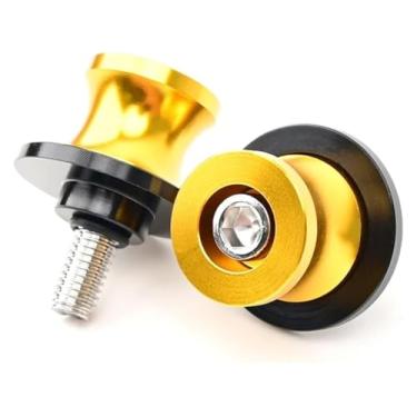 Imagem de BYYINGSUS Acessórios CNC para motocicletas parafusos de 6 mm bobinas de braço oscilante parafusos de suporte deslizantes compatíveis com Y&AMAHA Xsr 900 Xsr900 2016-2021 2020 (sem logotipo dourado)