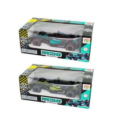 Imagem de Carrinho de controle remoto racing 4 funções recarregável - dm toys dm